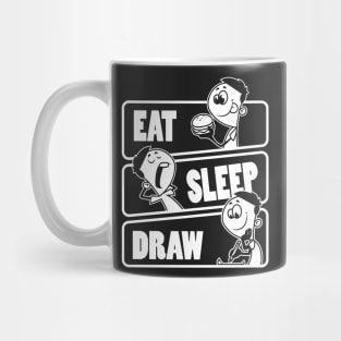 Eat Sleep Draw - Artist Gift product Mug